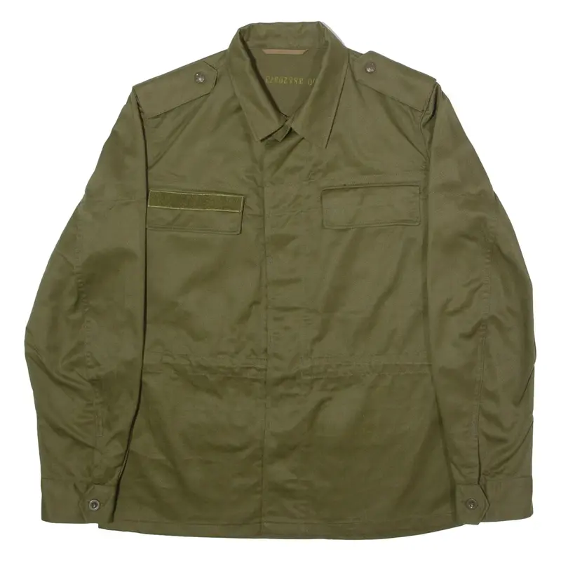 TAYVAN Mens Military Jacket Green Twill M