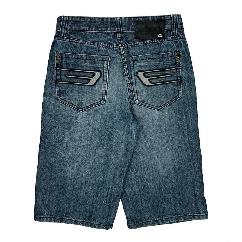 72 Unlimited Denim Shorts - 30W 14L Blue Cotton | Size: 30″ waist