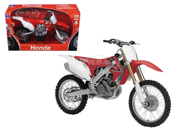 2012 Honda CR 250R Red 1/12 Diecast Motorcycle Model by New Ray