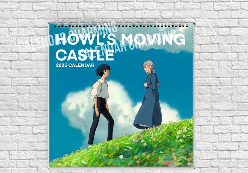 Howls Moving Castle 2025 Calendar | Ghibli Calendar | Anime Movie