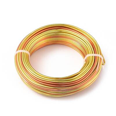 3 Segment Colors Round Aluminum Craft Wire