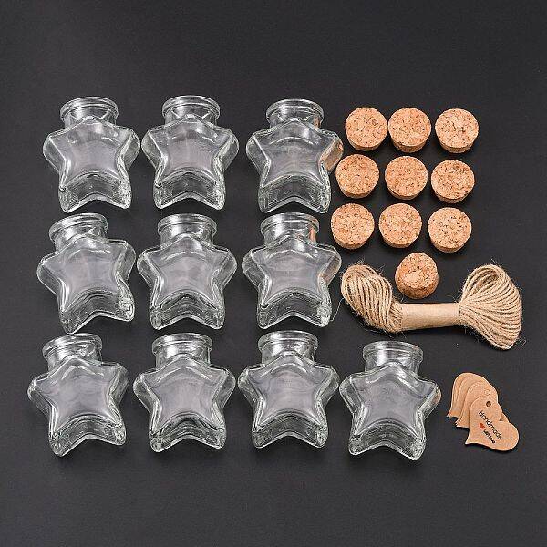 Star Glass Bottle