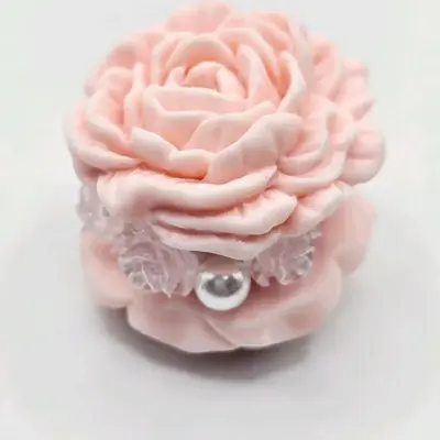 Fancy Flower Beads for Jewelry Making - round bead Crystal Diy Charms