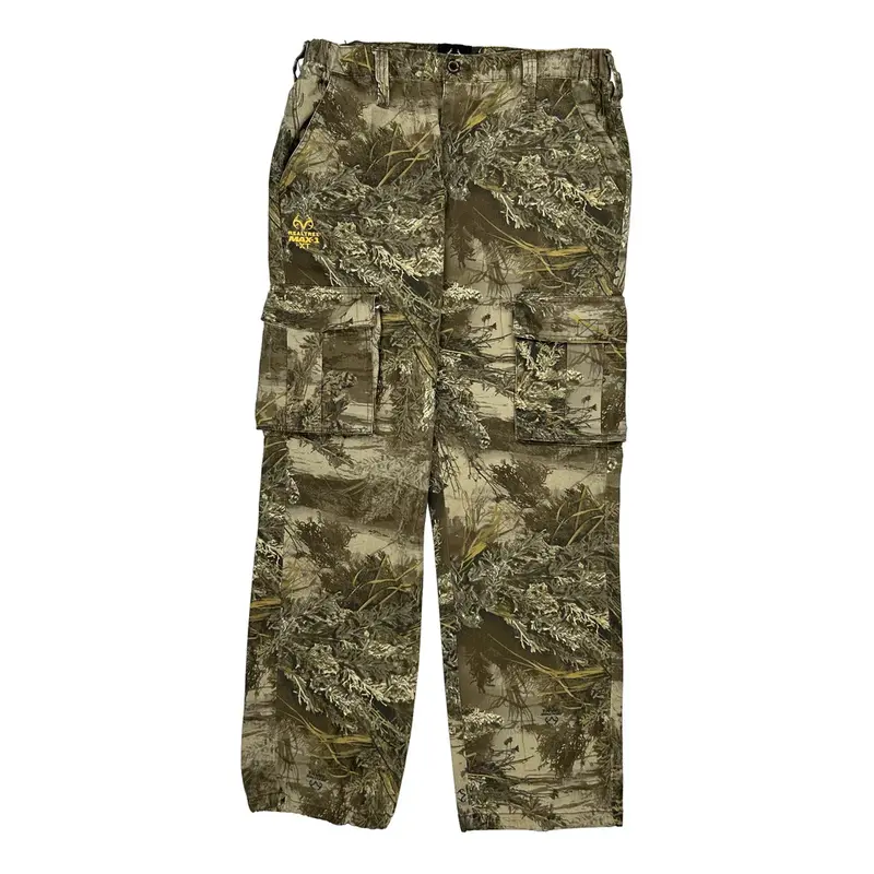 Realtree Cargo Trousers - 34W 31L Camo Cotton Blend