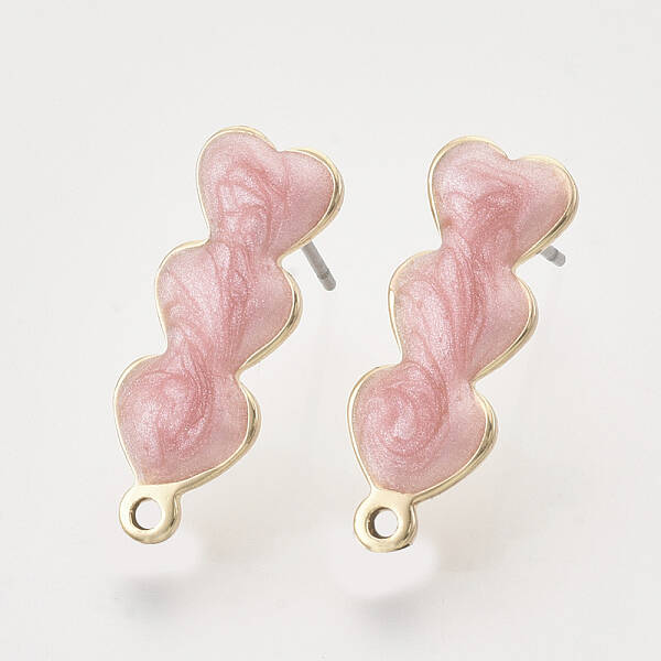 Iron Enamel Stud Earring Findings