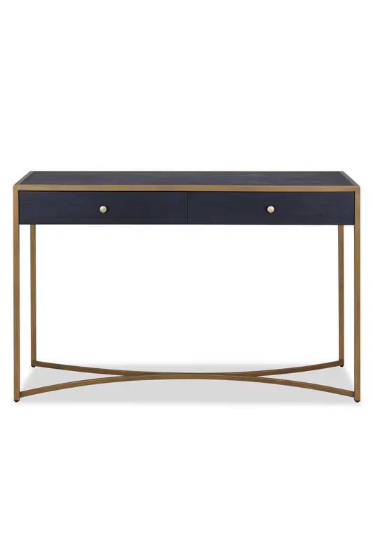 Brass Black Ash Dressing Table | Liang & Eimil Rivoli