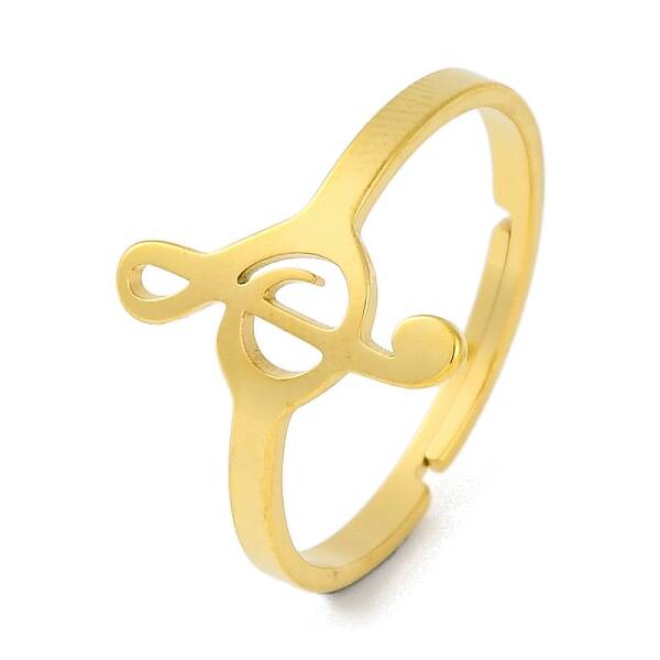 201 Stainless Steel Adjustable Ring for Women