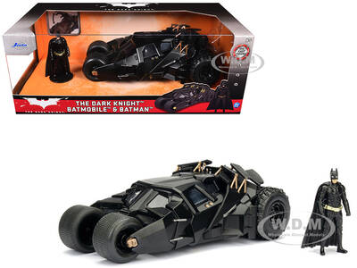 2008 The Dark Knight Tumbler Batmobile with Batman Diecast Figurine 1/24 Diecast Model Car  by Jada