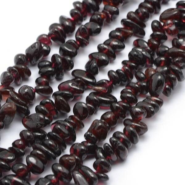 Natural Garnet Beads Strands