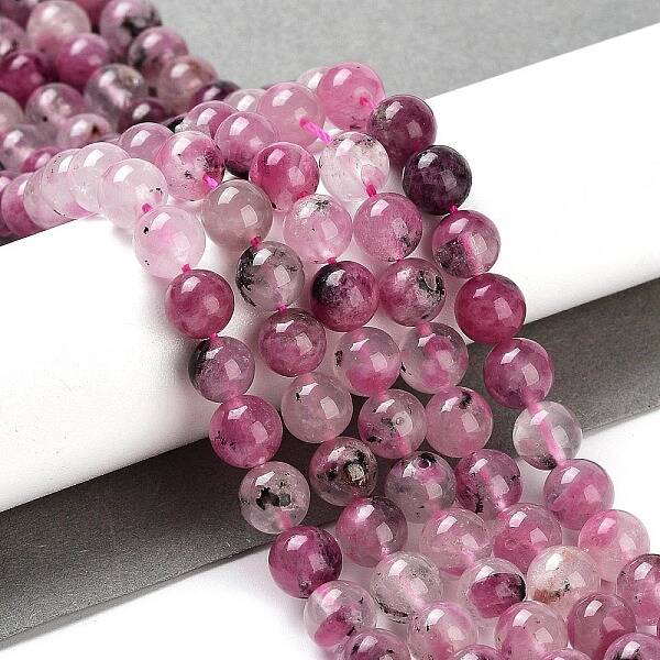 Natural Cherry Blossom Agate Beads Strands