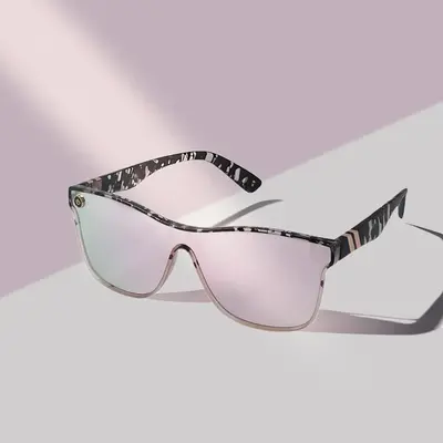 Tortoise Shell Pattern Flat Top Sunglasses for Women, Sun Protection Sunglasses for Men, Trends 2024 for Outdoor Activities ...