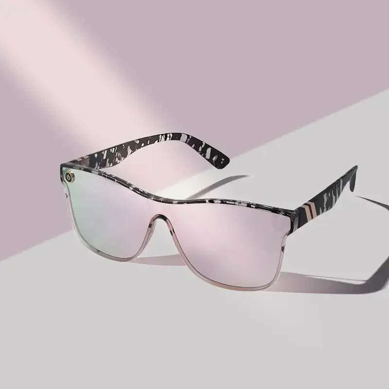 Tortoise Shell Pattern Flat Top Sunglasses for Women, Sun Protection Sunglasses for Men, Trends 2024 for Outdoor Activities ...