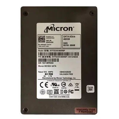 Micron MTFDDAK480MBP-1AN1ZABDB | RealSSD M510DC 480GB Multi-Level Cell SATA 6Gb/s 2.5-Inch Solid State Drive
