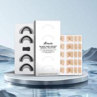Magnetic Nose Sticker Set, Including 30pcs Nose Patches & 4 Counts Snoring Nose Clip & 1 Count Magnetic Absorber & 1 Count Ma...