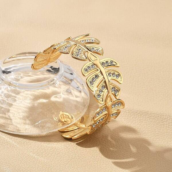 Ion Plating(IP) 304 Stainless Steel Cuff Bangles for Women