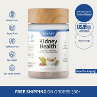 Snap Supplements - Kidney Health Support - Natural Kidney Cleanse Detox & Repair Formula - 15+ Active Ingredients