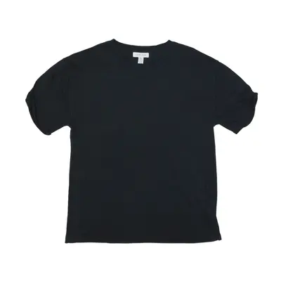 TOP SHOP T-Shirt Black Short Sleeve Womens UK 8