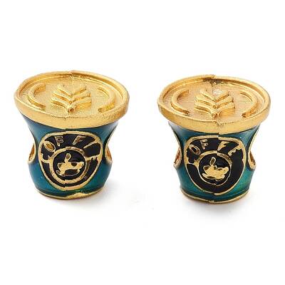 Alloy Enamel European Beads