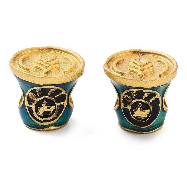 Alloy Enamel European Beads