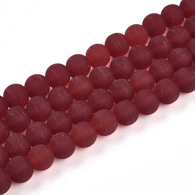 Transparent Glass Beads Strands