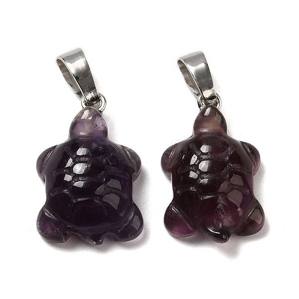 Natural Amethyst Pendants