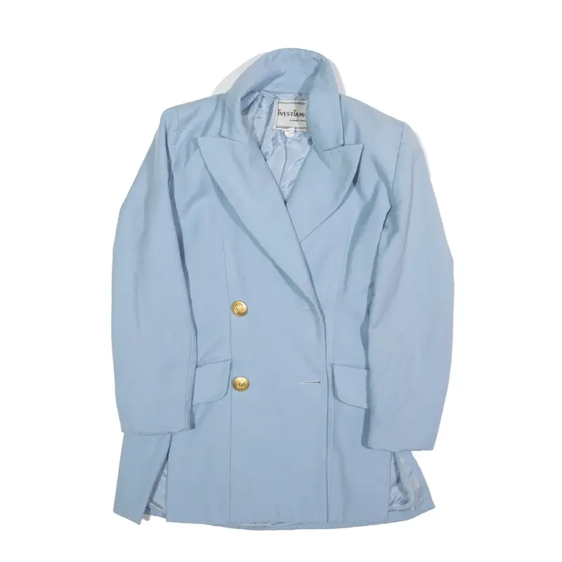 KIVESTIAMO Pea Jacket Blue Womens S