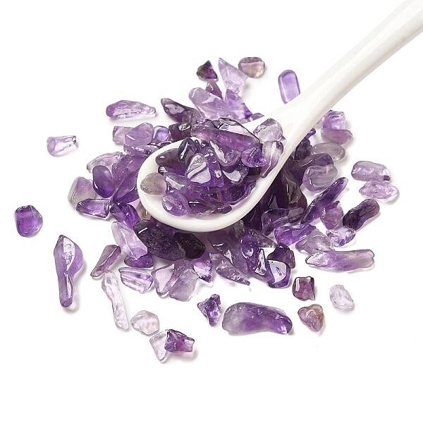 Natural Amethyst Chip Beads