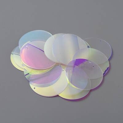 Iridescent PVC Paillette/Sequins Pendants
