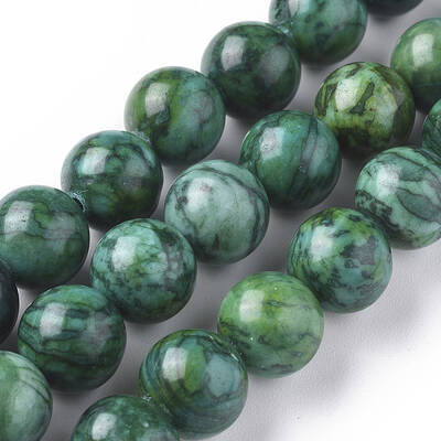 Natural Map Stone Picasso Jasper Beads Strands
