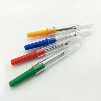 Cross Stitch Tool Set, 2pcs Plastic Handled Thread Cutter, Sewing Tool Kit for Home, Office, School