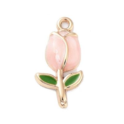 Golden Plated Alloy Enamel Pendants