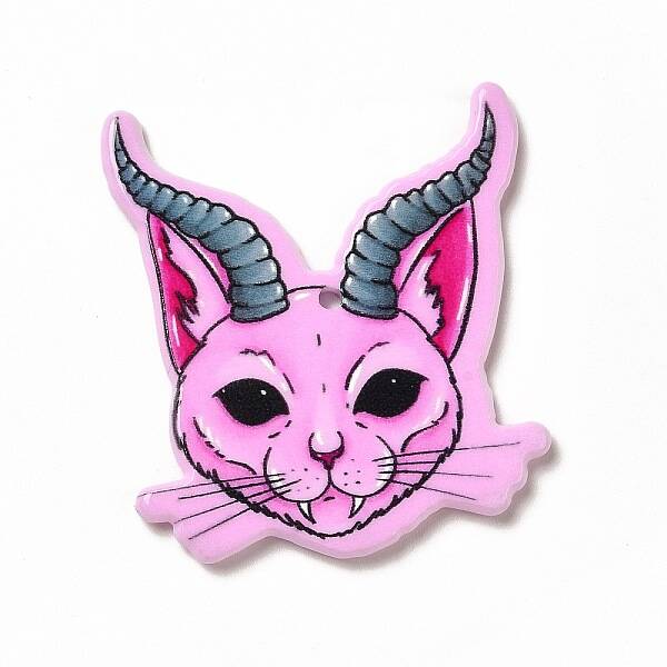 Halloween Printed Acrylic Pendants