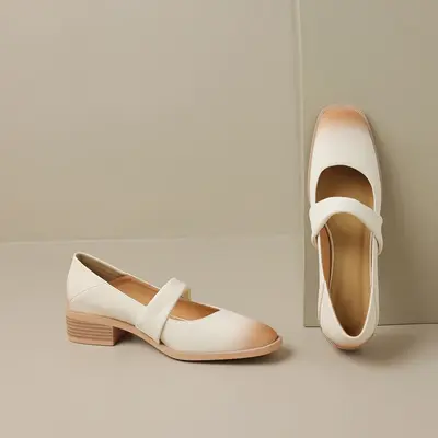 CHIKO Markayla Square Toe Block Heels Mary Jane Shoes