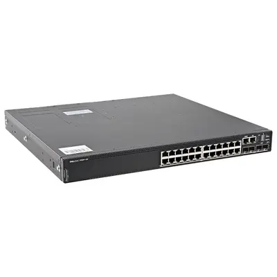 GM1R7 Dell PowerSwitch N3200-On 24-Ports 10/100/1000Base-T RJ-45 PoE+ 4-Ports 25GBase-X SFP28 2-Ports 100GBase-X QSFP28 Layer...