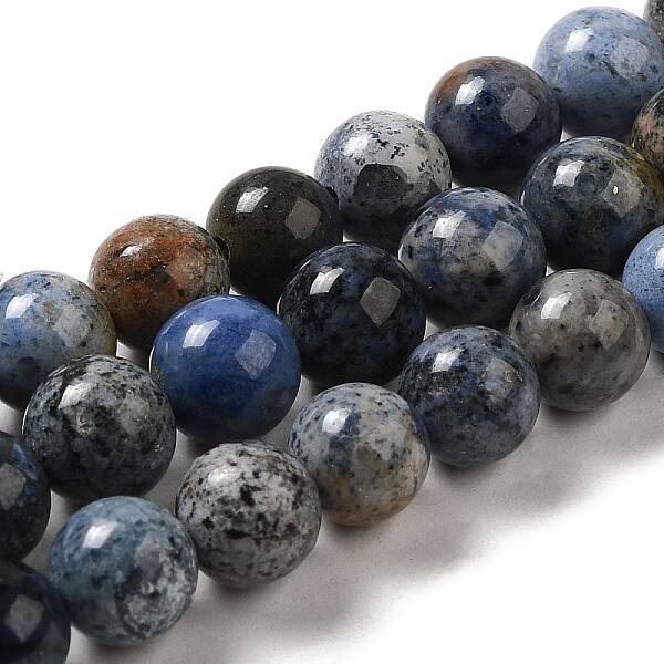 Natural Dumortierite Quartz Beads Strands
