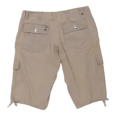 Always Jeans Cargo Shorts - Large Beige Cotton