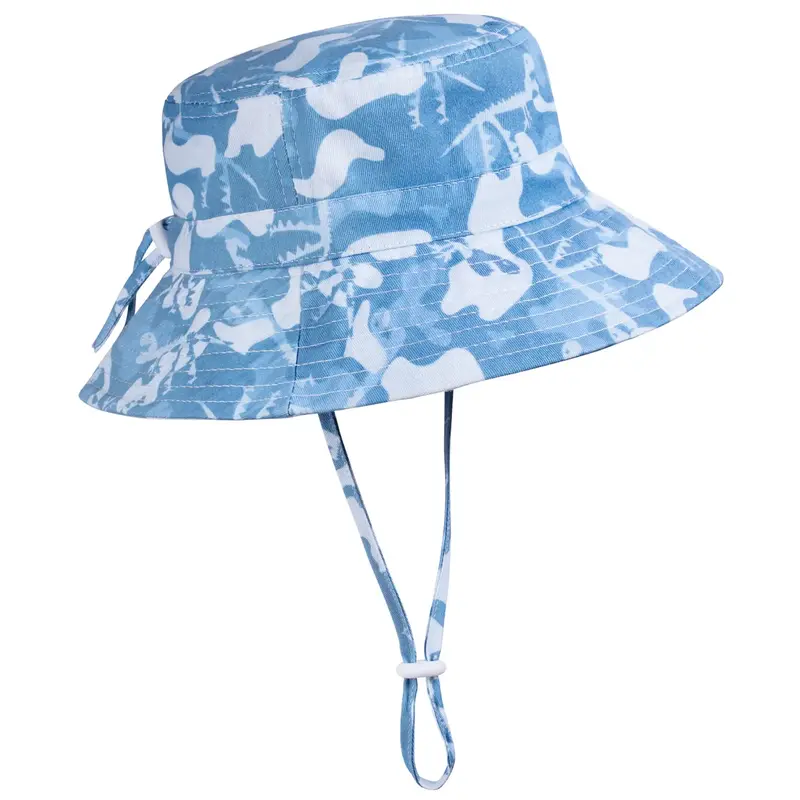 Adjustable Wide Brim Sun Hat - Summer Bucket Hat for Infant Toddler and Kids' UPF 50 + Sun Protection Kids Hat