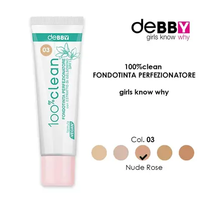 Debby Foundation 100% Clean Perfector 03 Nude Rose