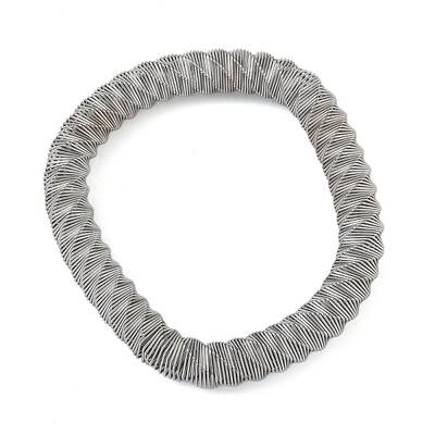 Non-Tarnish 304 Stainless Steel Twisted Bangles for Women