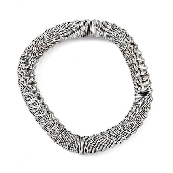 Non-Tarnish 304 Stainless Steel Twisted Bangles for Women