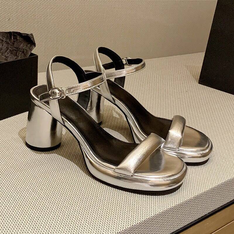 CHIKO Henley Open Toe Block Heels Heeled Sandals