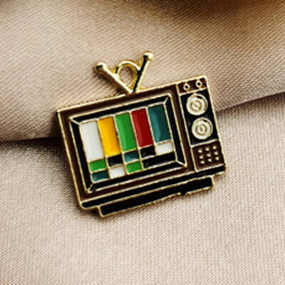 Light Gold Plated Alloy Enamel Pendants