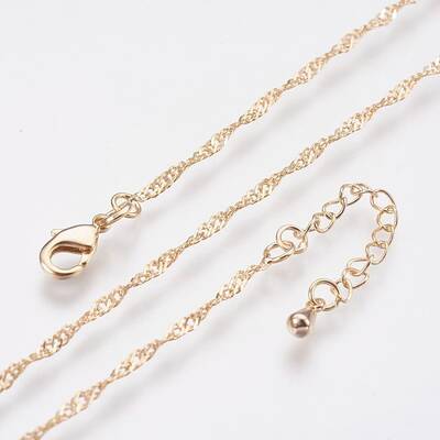 Long-Lasting Plated Brass Chain Necklaces