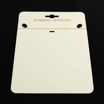 Rectangle Shape Cardboard Necklace Display Cards