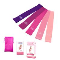 Fit Simplify Resistance Loop Exercise Bands with Instruction Guide and Carry Bag, Set of 5 Multi-Purpose Resistance Fitness E...