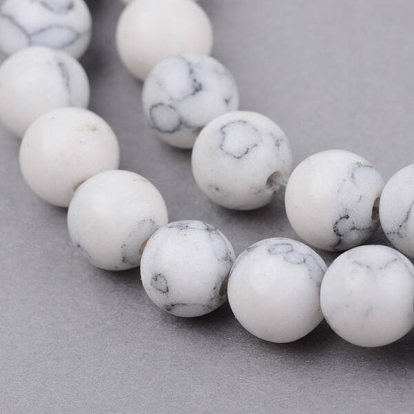 Synthetic Howlite Beads Strands
