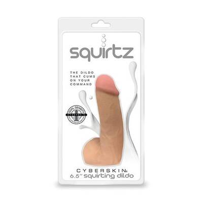Squirtz Cyberskin 6.5 Squirting Dildo