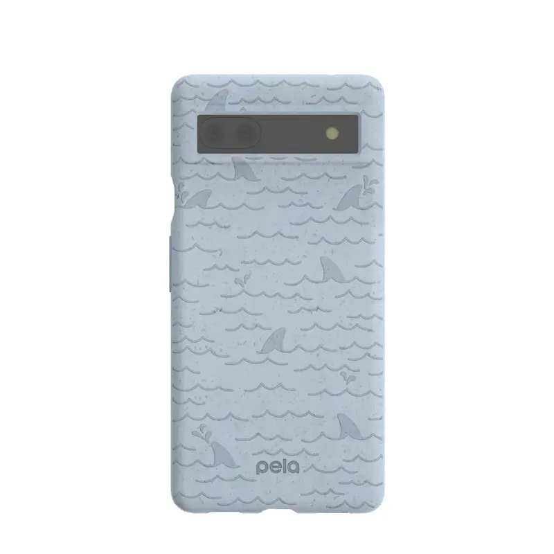 Powder Blue Fin Google Pixel 6a Case