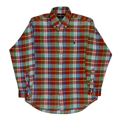 Blake Ralph Lauren Checked Shirt - Medium Multicoloured Cotton