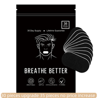 30 Packaging Upgrade 35 Packaging Super Breathable Mouth sticker，Ultra Breathable Mouth Tape One Month Supply 35 Strong Adh...